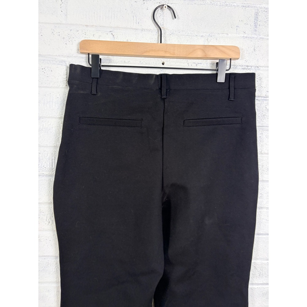 Quince Ultra Stretch Ponte Straight Leg Pants Womens L Black NWT - Picture 3 of 12